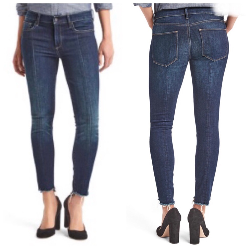 🔹NWOT🔹Gap Skinny Frayed Ankle Jean